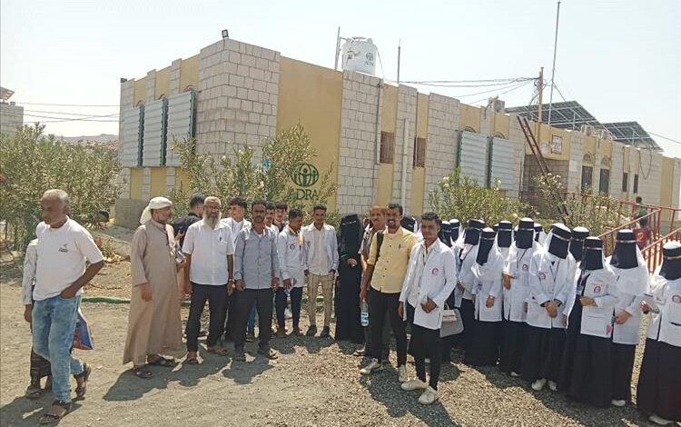 مدير مستشفى الملاح يستقبل إدارة ومعلمي وطلاب وطالبات معهد ردفان العالي للعلوم الصحية