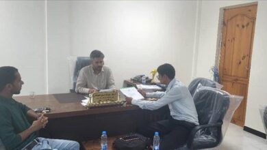مدير مكتب الزراعة والري بساحل حضرموت يلتقي قيادة إتحاد الملتقيات الشبابية التطوعية بالساحل