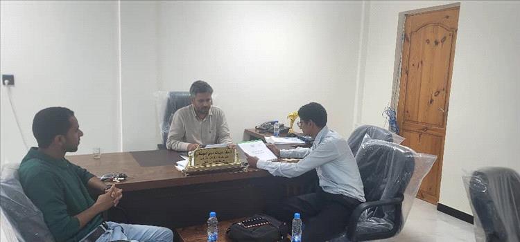 مدير مكتب الزراعة والري بساحل حضرموت يلتقي قيادة إتحاد الملتقيات الشبابية التطوعية بالساحل