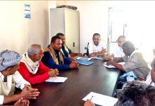 مكتب الشباب والرياضة بلحج يعقد اجتماعه الشهري برئاسة المدير العام