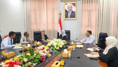 وزيرة التخطيط تناقش مع رئيس جامعة عدن دعم المشاريع التعليمية والأكاديمية