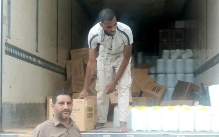وصول شحنة محاليل طبية لمركز الغسيل الكلوي في الضالع بدعم من وزارة الصحة