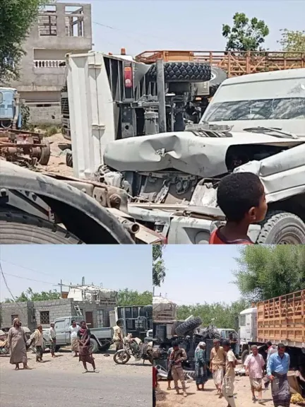 وفاة شخص وإصابة آخر بجروح خطيرة في حادث اصطدام مدوٍ بين سيارة ”دينا” وموكب تابع لقوات درع الوطن