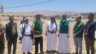 وفد البرنامج السعودي لتنمية وإعمار اليمن يدشن مشاريع تعليمية وخدمية في مديرية ميفعة بشبوة