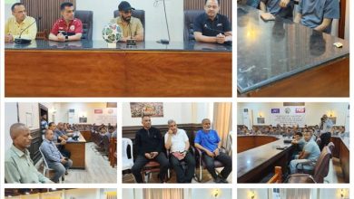 ‏مامور صيرة يشيد باحتضان عدن للدورة التدريبية للحكام ويؤكد تعاونه واهتمامه بنجاحها