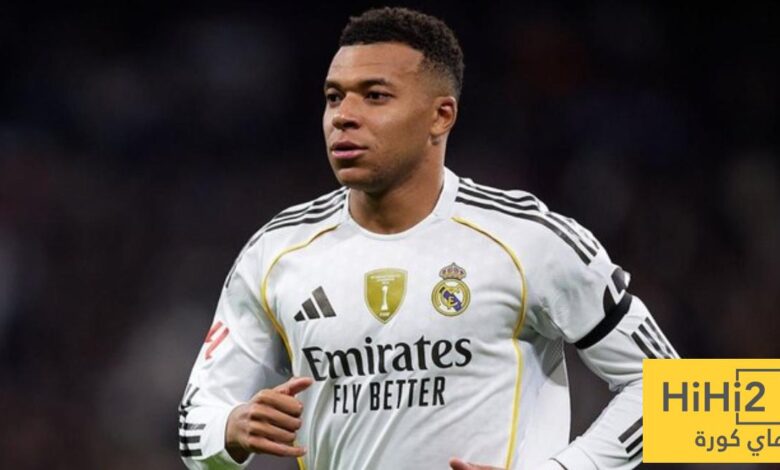 وضع مبابي داخل غرفة ملابس ريال مدريد