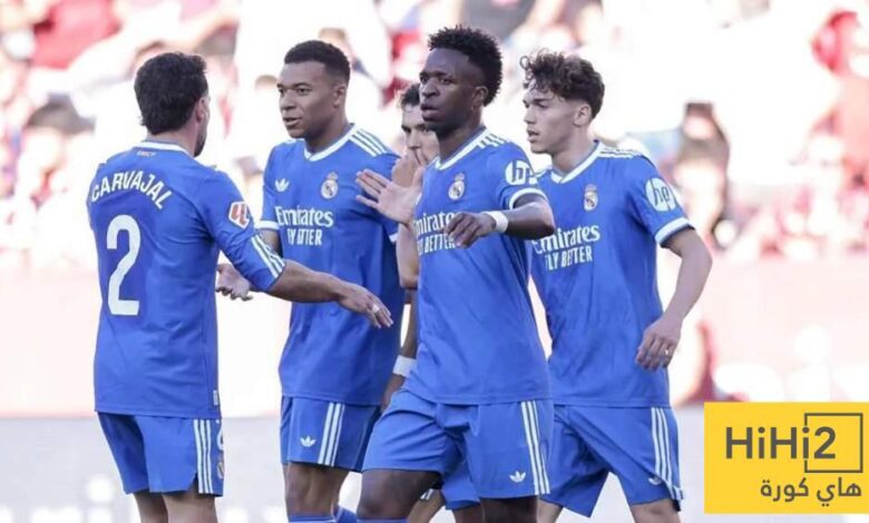 جماهير إشبيلية تلقي زجاجة على فينيسيوس بعد هدف ريال مدريد