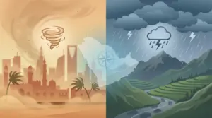 أتربة وأجواء لاهبة تضرب عدة مناطق.. والأرصاد تتوقع أمطارًا رعدية على المرتفعات الجنوبية