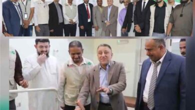 أمين محلي أبين يدشن مخيم الرازي الجراحي المجاني لإجراء ٣٢٠ عملية جراحية