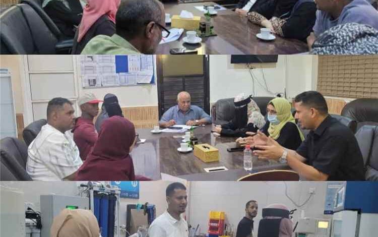 إدارة الجودة بوزارة الصحة تنفذ نزولاً ميدانياً لمستشفى الصداقة التعليمي في عدن