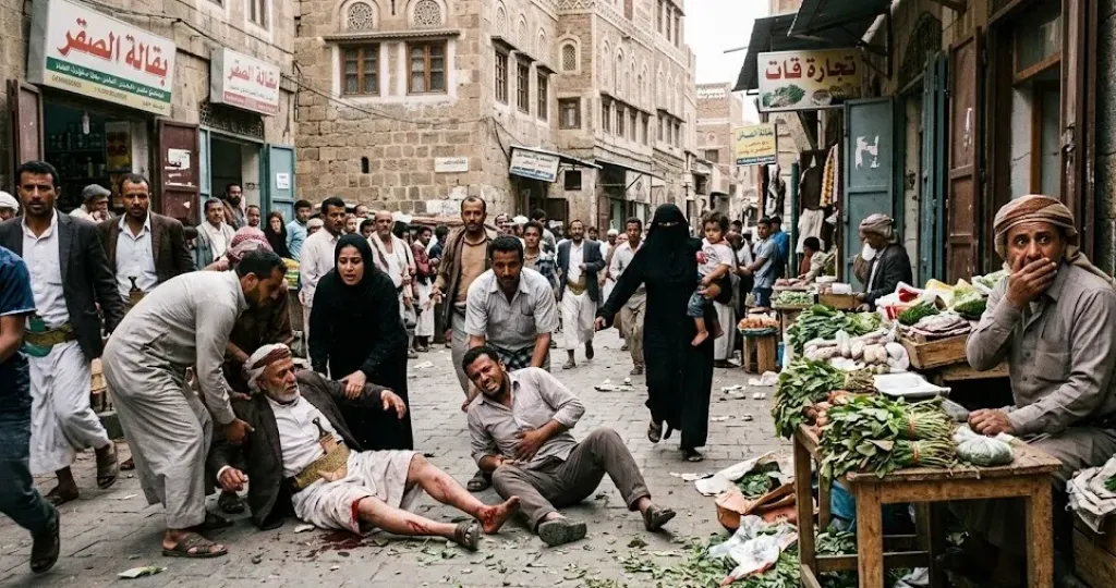 إطلاق نار عشوائي بـ”إب” يُصيب مواطنين اثنين.. وبائع قات يثير الرعب