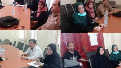 اجتماع صحي بعدن يناقش أداء أقسام الجودة ومكافحة العدوى في المديريات