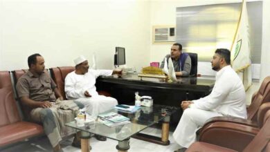 الأمين العام المساعد لمؤتمر حصرموت الجامع بالوادي والصحراء يبحث خطط تفعيل دائرة الدراسات والبحوث