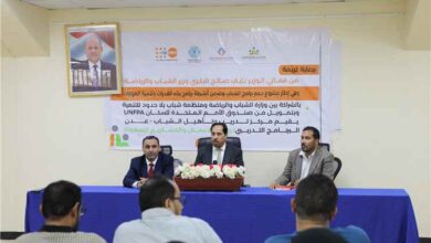 البكري يدشن دورة “ريادة الأعمال والمشاريع الصغيرة” ضمن مشروع دعم برامج الشباب