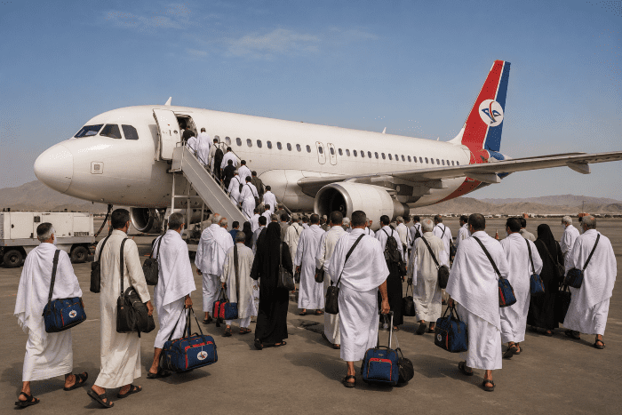 الخطوط الجوية اليمنية تؤكد استمرار رحلات عودة الحجاج.. وتنفي توقف أو عجز رغم أزمة الوقود