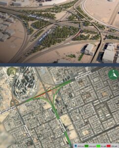 الرياض.. تحويلة مرورية مؤقتة على الدائري الشمالي عند تقاطع طريق الملك فهد