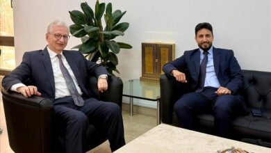 السفير الألماني يبحث مع الخضر السليماني مستجدات المشهد السياسي وتعزيز مسارات السلام