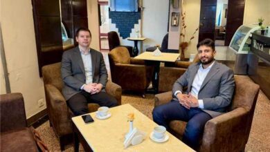 السياسي السليماني يلتقي مدير مكتب المبعوث الأممي بعدن لبحث التعاون وتوسيع قنوات التواصل الدولي
