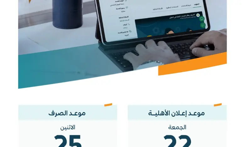 الضمان الاجتماعي والتمكين يعلن تقديم موعد صرف المعاش إلى 25 مايو