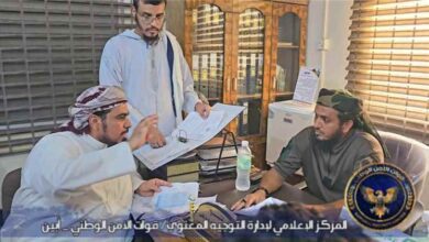 العميد السنيدي يضع الأمن واستقرار أبين والخدمات الإنسانية على رأس أولوياته
