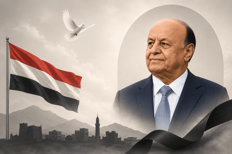 اللواء سلطان العرادة: اليمن خسرت برحيل الرئيس السابق عبدربه منصور هادي مناضلاً وطنياً وقائداً حكيماً