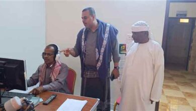 المهندس ماجد يادين يباشر مهامه بزيارة تفقدية لمكتب مؤتمر حضرموت الجامع بالوادي والصحراء وقناة "صدى الجامع" بسيئون