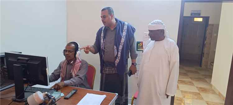 المهندس ماجد يادين يباشر مهامه بزيارة تفقدية لمكتب مؤتمر حضرموت الجامع بالوادي والصحراء وقناة "صدى الجامع" بسيئون