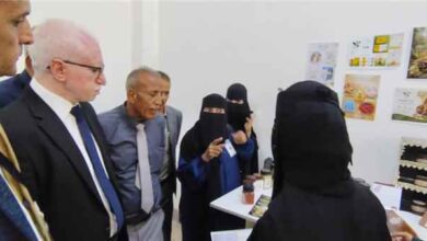 الوكيل الأكحلي يفتتح المعرض التسويقي السنوي السادس لمعهد الخنساء