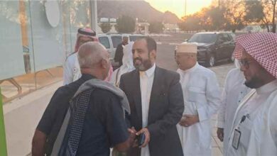 الوكيل المساعد لقطاع الحج والعمرة يستقبل حجاج بلادنا بالمدينة المنورة ويطلع على جهود خدمة ضيوف الرحمن