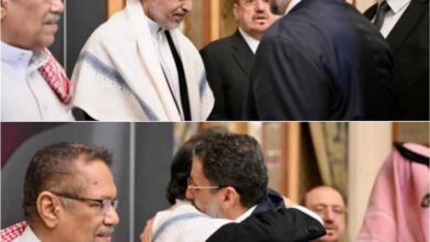 بن مبارك يقدّم واجب العزاء في وفاة الرئيس السابق عبدربه منصور هادي