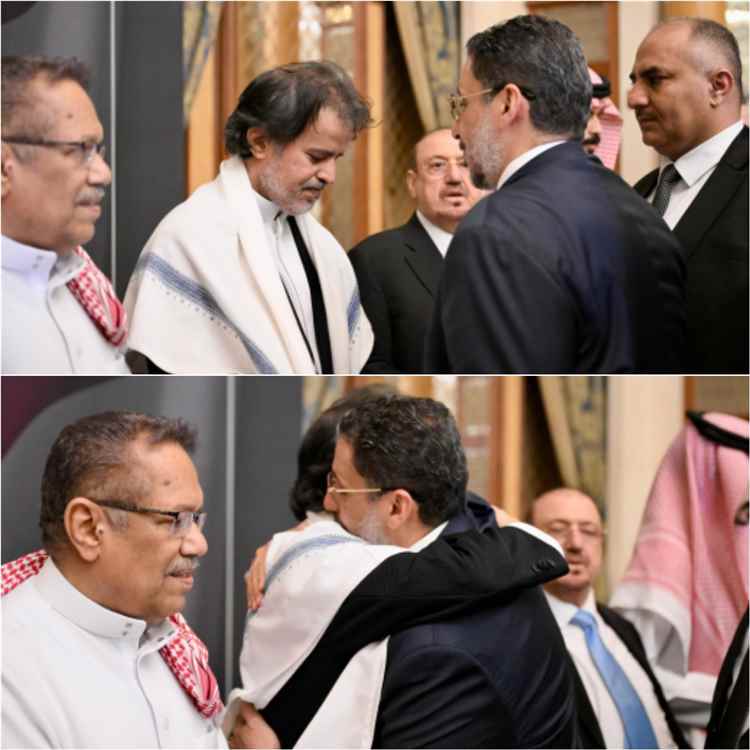 بن مبارك يقدّم واجب العزاء في وفاة الرئيس السابق عبدربه منصور هادي