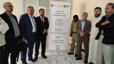 تدشين المخيم الطبي الجراحي المجاني بهيئة مستشفى الرازي بأبين لإجراء 320 عملية نوعية