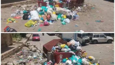 تفاقم أزمة النظافة في جولة القاهرة بالشيخ عثمان.. أكوام القمامة تغتال ”وجه عدن الحضاري”