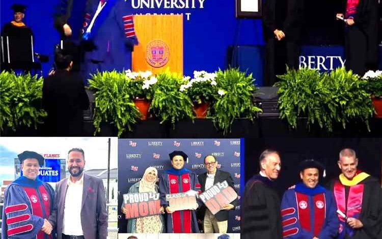جميل الطاهري ينال درجة الدكتوراه في العدالة الجنائية من جامعة ليبرتي الأمريكية