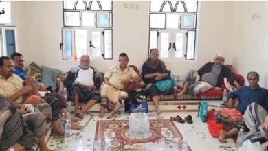 حضور عسكري وإجتماعي واسع في عزاء الفقيد فضل البلعسي بالضالع