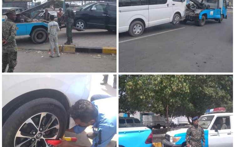 حملة ميدانية لإغلاق معارض السيارات المخالفة بالعاصمة عدن