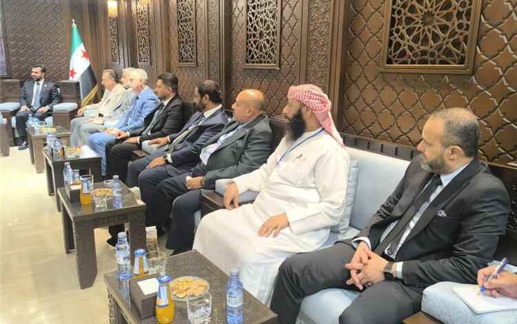 رجال أعمال يمنيون يزورون غرفة تجارة وصناعة سوريا على هامش الملتقى اليمني السوري للاستثمار