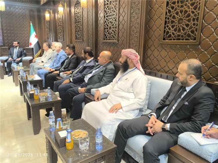 رجال أعمال يمنيون يزورون غرفة تجارة وصناعة سوريا على هامش الملتقى اليمني السوري للاستثمار