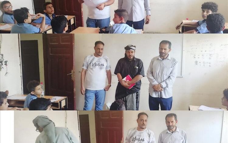 ردفان.. تدشين اختبارات الفصل الدراسي الثاني في مدارس اجيال الغد الاهلية