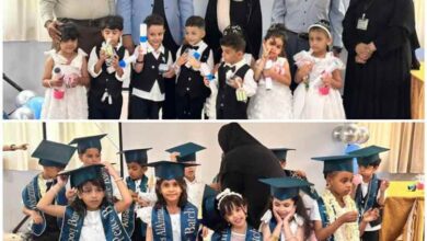 روضة السلامي الإنجليزية بعدن تحتفي بتخريج أول دفعة "دفعة السلام"