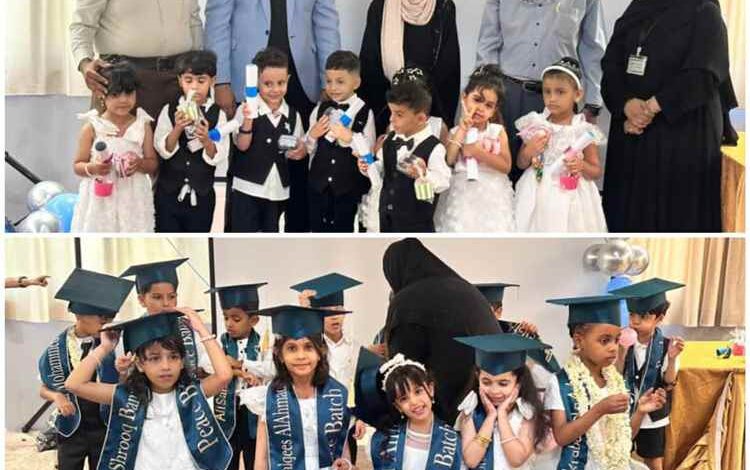 روضة السلامي الإنجليزية بعدن تحتفي بتخريج أول دفعة "دفعة السلام"