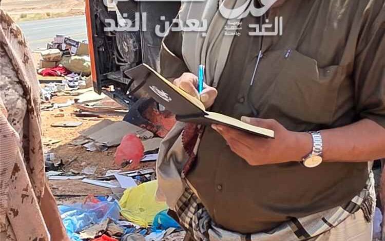 سند ذيبان يصل موقع فاجعة العبر.. وتحقيقات عاجلة لكشف ملابسات الحادث المروع