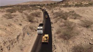 شركة الخضيري للمقاولات تبدأ أعمال سفلتة مشروع طريق حبيل جبر- جسر وادي بناء