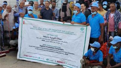 صندوق النظافة بعدن ينفذ حملة نظافة وتوعية بالبساتين