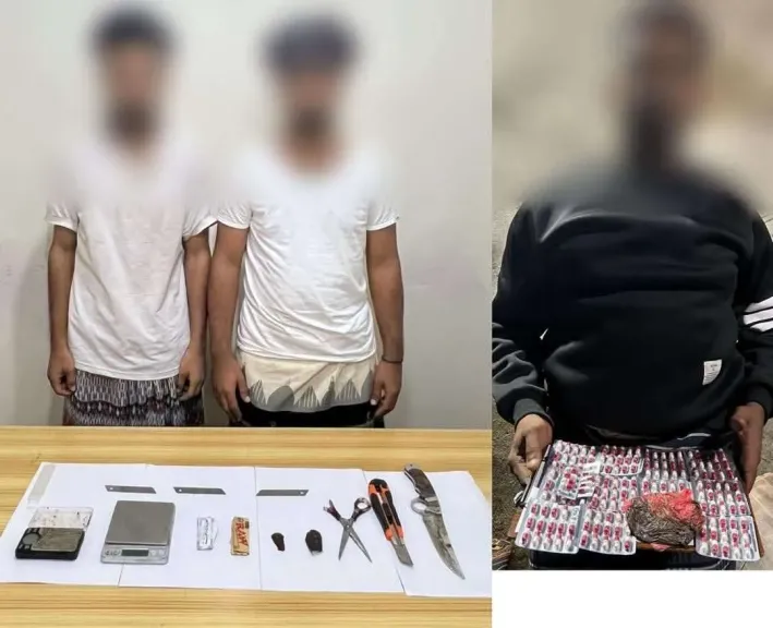 ضبط 3 متهمين بتهريب مخدرات في عمليتين أمنيتين بمديرية المنصورة بعدن