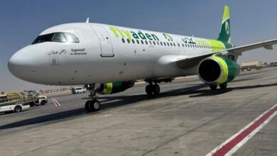 طيران عدن تعلن إضافة رحلة أسبوعية جديدة بين عدن والقاهرة ابتداءً من يونيو