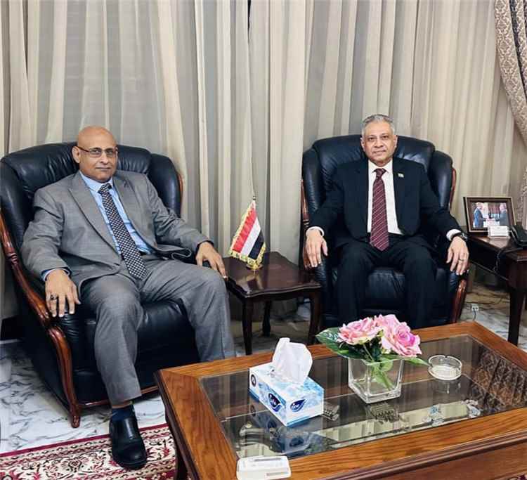 عدن الغد تلتقي سفير بلادنا في الاردن لمناقشة أوضاع الجالية اليمنية ودور السفارة في معالجة قضاياها