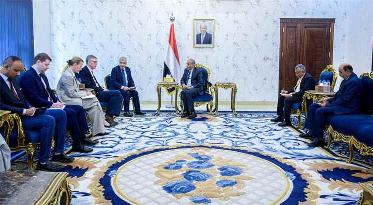 عضو مجلس القيادة محمود الصبيحي يستقبل وفداً أممياً في عدن