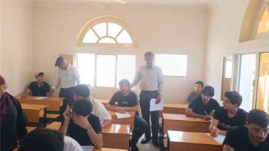 فريق وزاري يزور مدرسة دار الأرقم بلحج ويشيد بمستواها التعليمي والانضباطي
