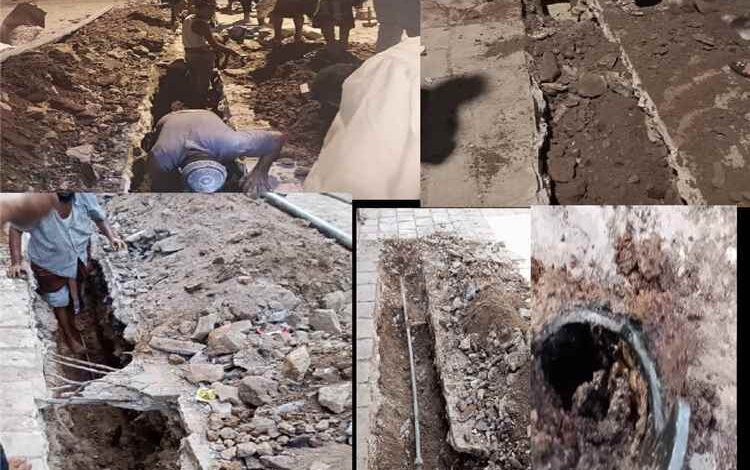 لإنهاء معاناة استمرت سنوات.. السلطة المحلية بالتواهي تستكمل استبدال شبكة مياه "حي سالم عمر"